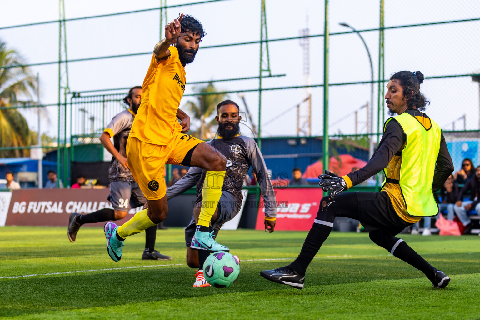 Bretheren SC vs Fasthari SC in Day 6 of BG Futsal Challenge 2024 was held on Sunday, 17th March 2024, in Male', Maldives Photos: Nausham Waheed / images.mv