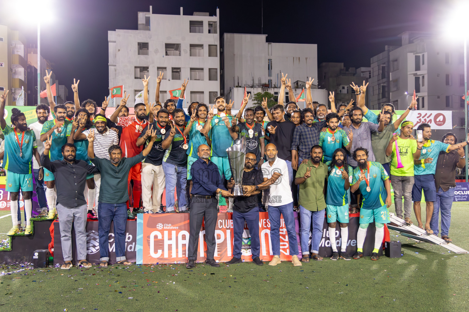 WAMCO vs RRC in the Final of Club Maldives Cup 2024 was held in Rehendi Futsal Ground, Hulhumale', Maldives on Friday, 18th October 2024. Photos: Ismail Thoriq / images.mv