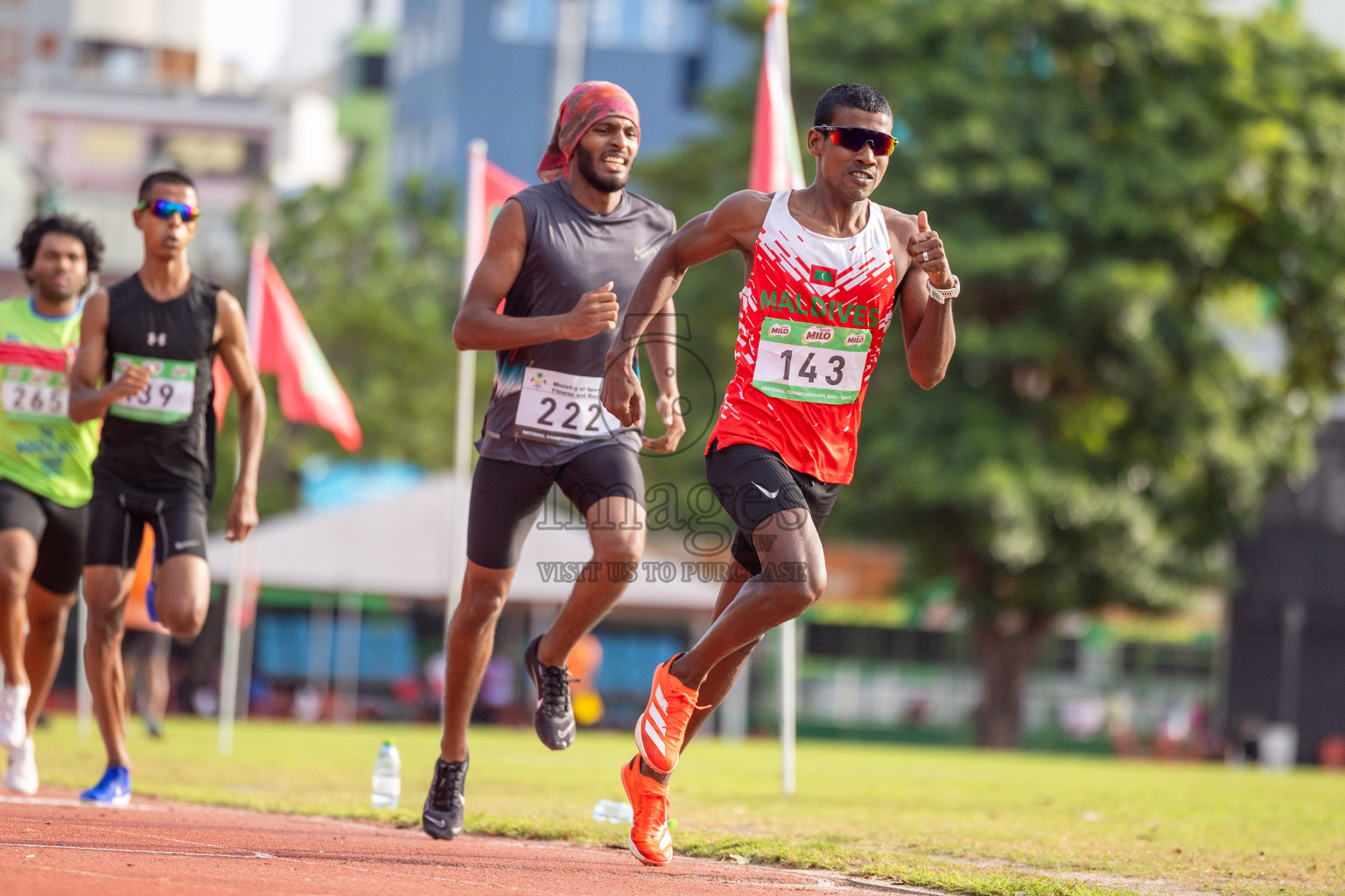 Day 2 of 33rd National Athletics Championship was held in Ekuveni Track at Male', Maldives on Friday, 6th September 2024. Photos: Shuu Abdul Sattar / images.mv