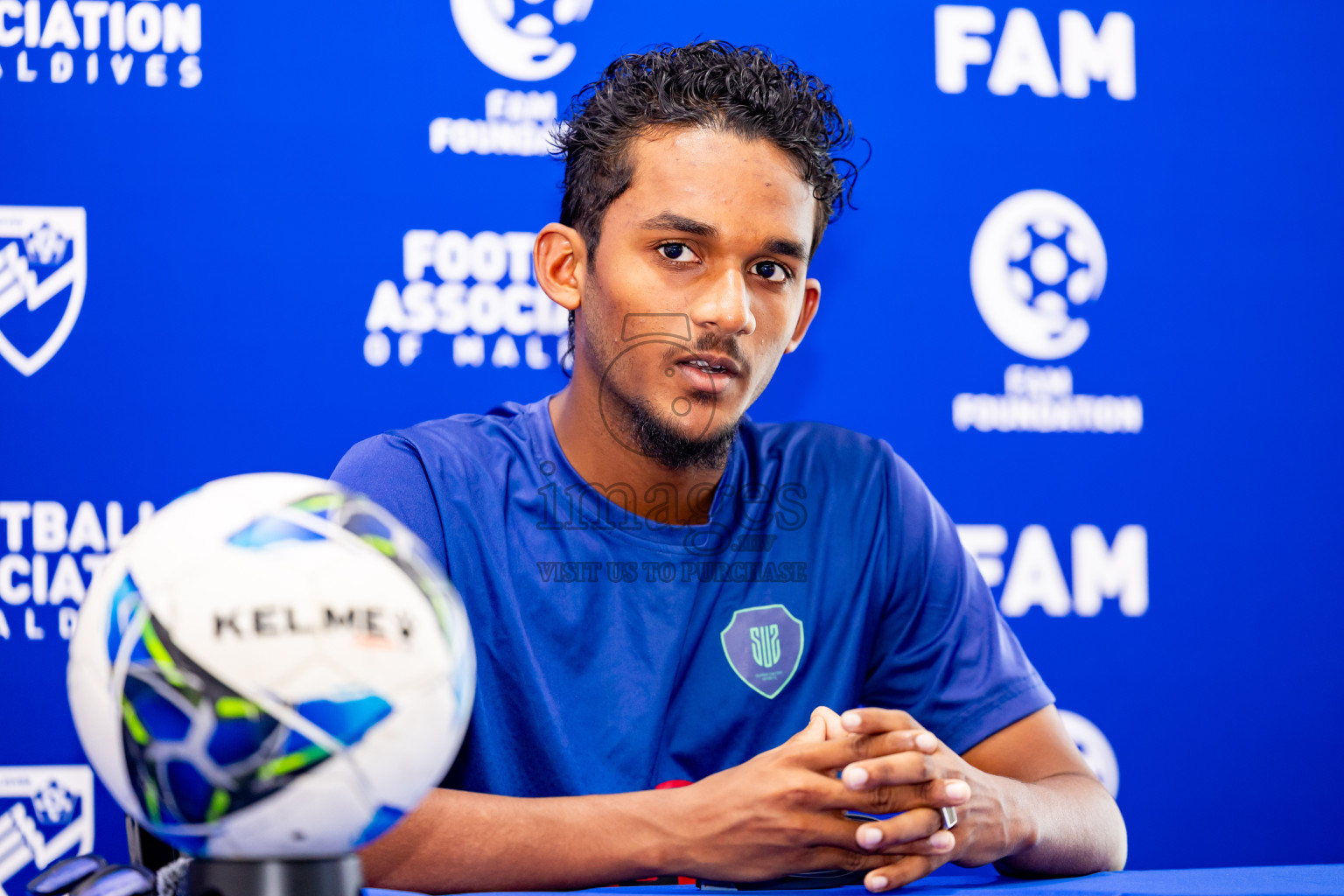 Final Pre-Match Press of Under 19 Youth Championship 2024 was held at National Stadium in Male', Maldives on Sunday, 30th June 2024. Photos: Nausham Waheed / images.mv