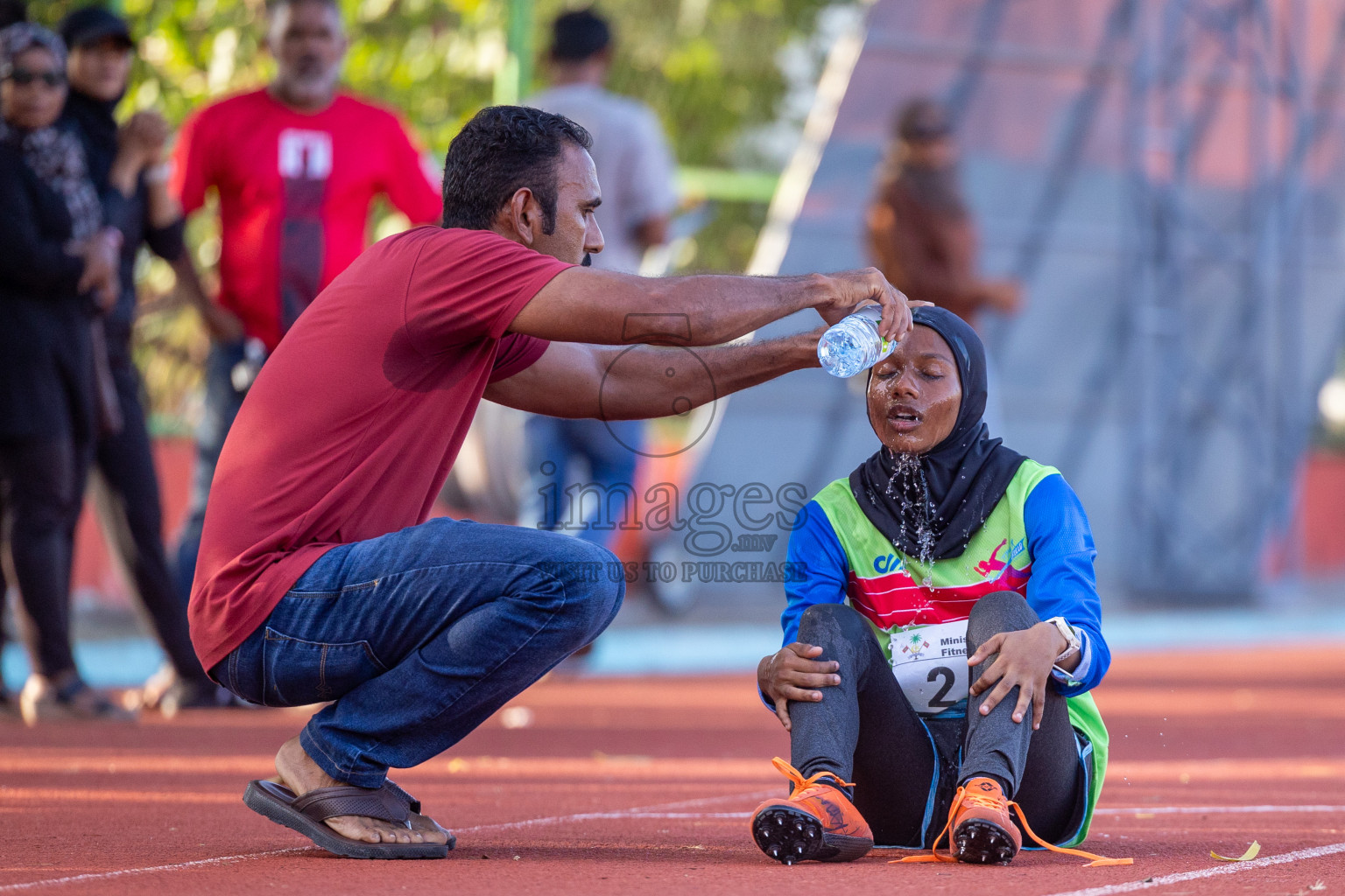 Day 1 of 33rd National Athletics Championship was held in Ekuveni Track at Male', Maldives on Thursday, 5th September 2024. Photos: Shuu Abdul Sattar / images.mv