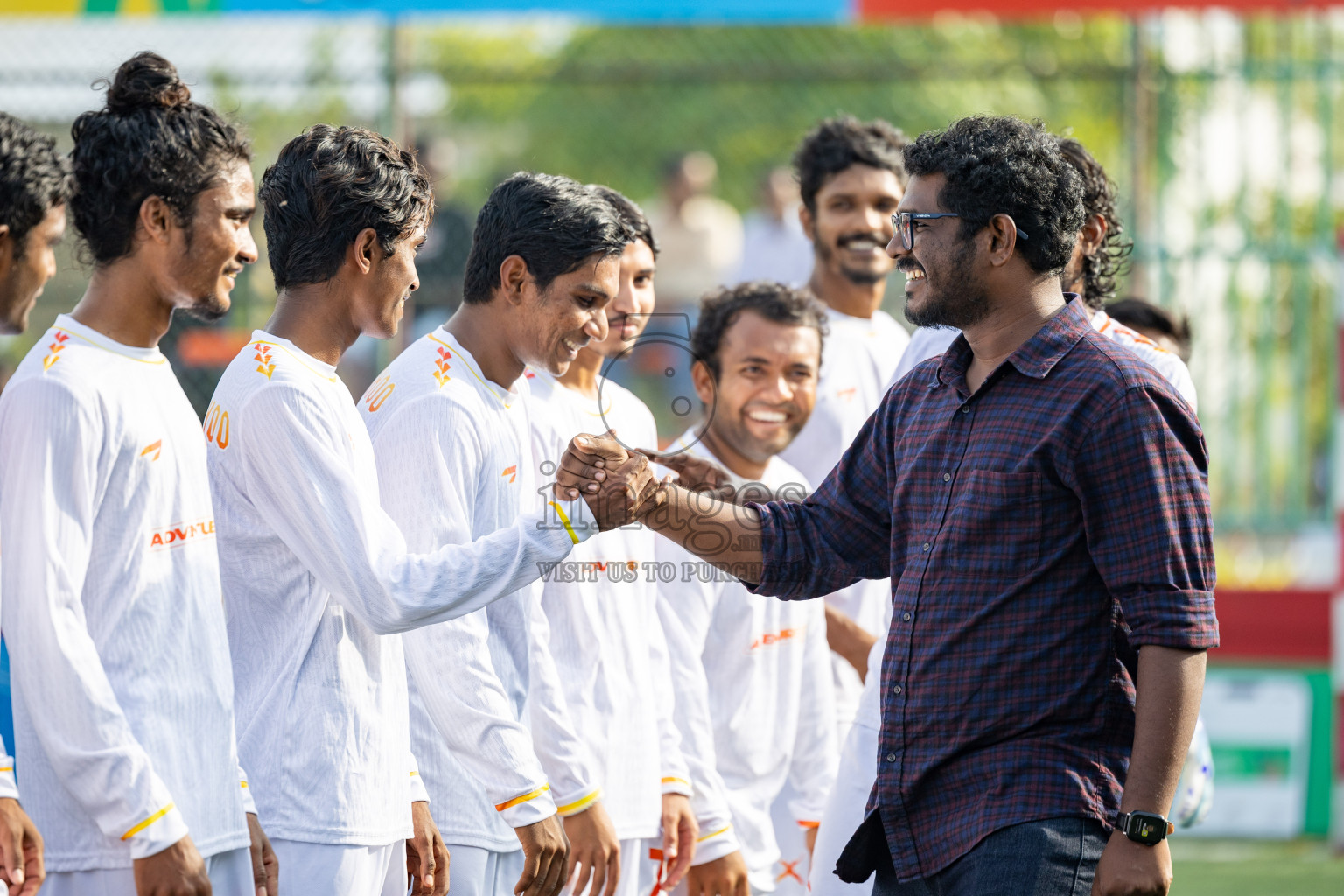 B Eydhafushi vs B Thulhaadhoo in Day 13 of Golden Futsal Challenge 2025 was held on Friday, 17th January 2025, in Hulhumale', Maldives 
Photos: Hassan Simah / images.mv