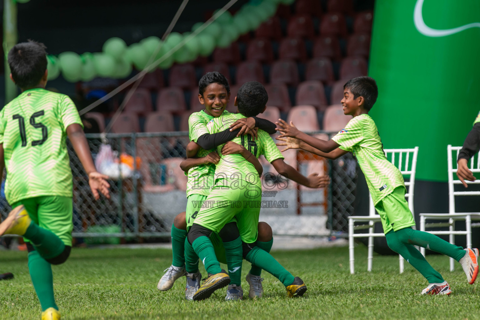 Day 2 of MILO Kids Football Fiesta was held at National Stadium in Male', Maldives on Saturday, 24th February 2024.