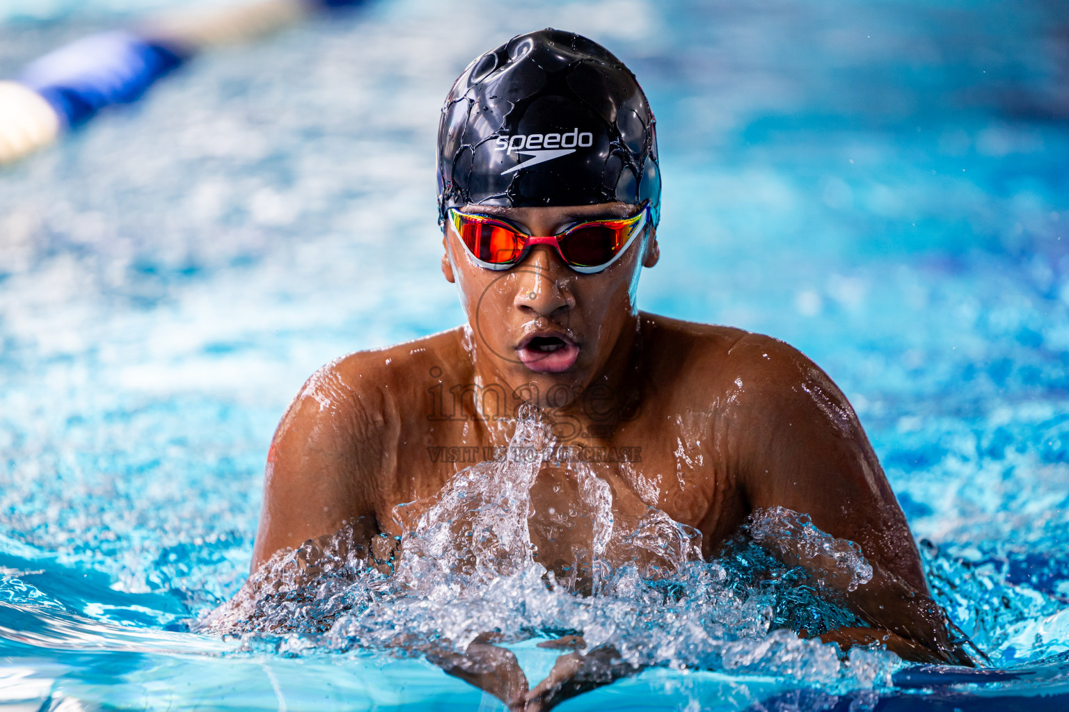 Day 2 of National Swimming Competition 2024 held in Hulhumale', Maldives on Saturday, 14th December 2024. Photos: Nausham Waheed / images.mv