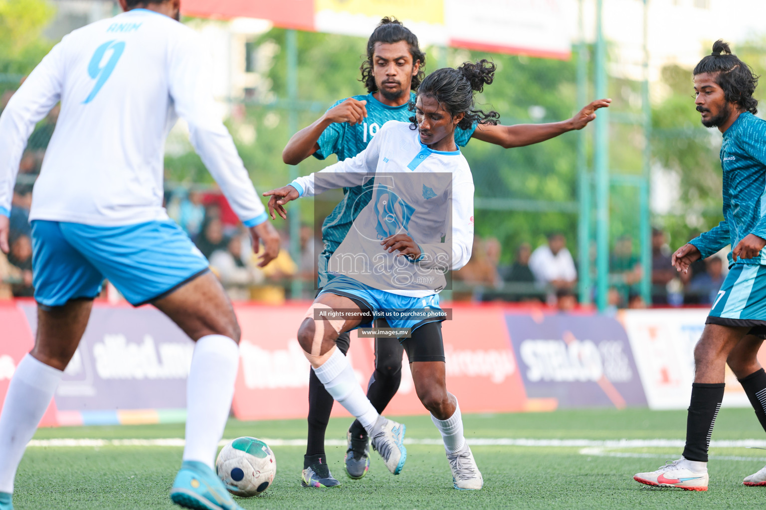 Club AVSEC vs Crossroads Maldives in Club Maldives Cup 2023 held in Hulhumale, Maldives, on Monday, 24th July 2023 Photos: Nausham Waheed/ images.mv