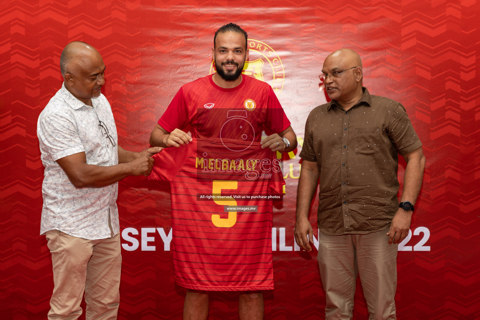 Victory Sports Club Jersey Unveiling 2022 on 14th July 2022, held in Jamaaludheen School Hall, Male', Maldives  Photos: Hassan Simah / Images.mv