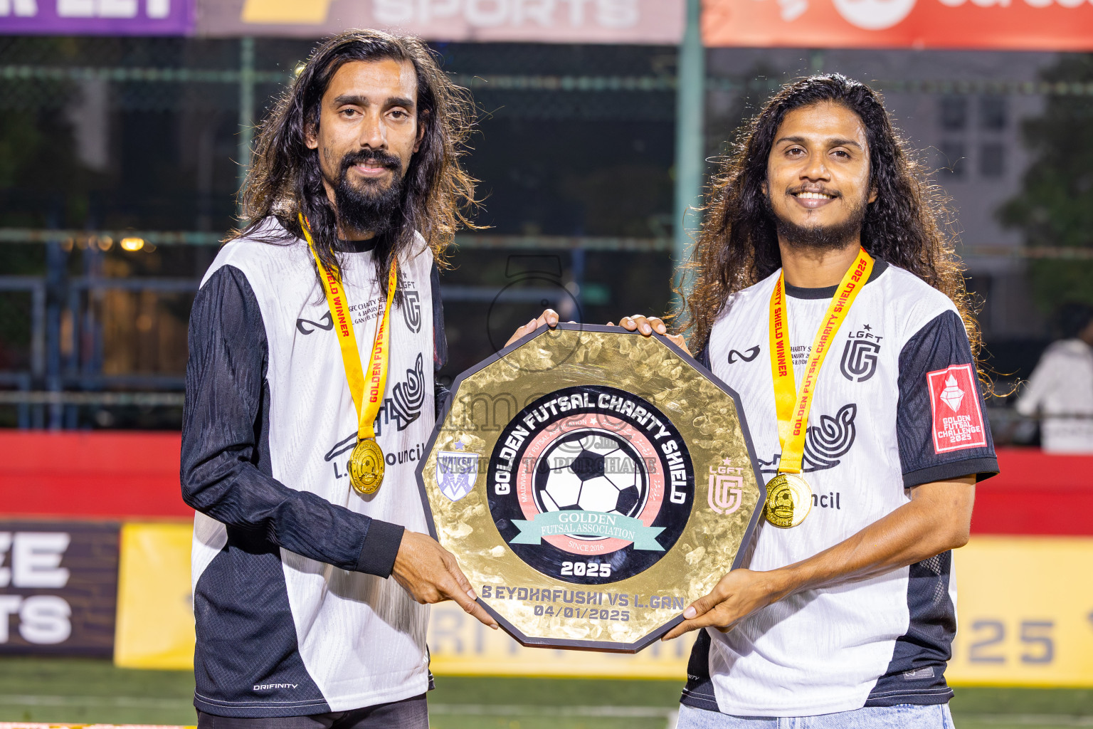Opening of Golden Futsal Challenge 2025 with Charity Shield Match between L.Gan vs B.Eydhafushi was held on Saturday, 4th January 2025, in Hulhumale', Maldives Photos: Ismail Thoriq / images.mv