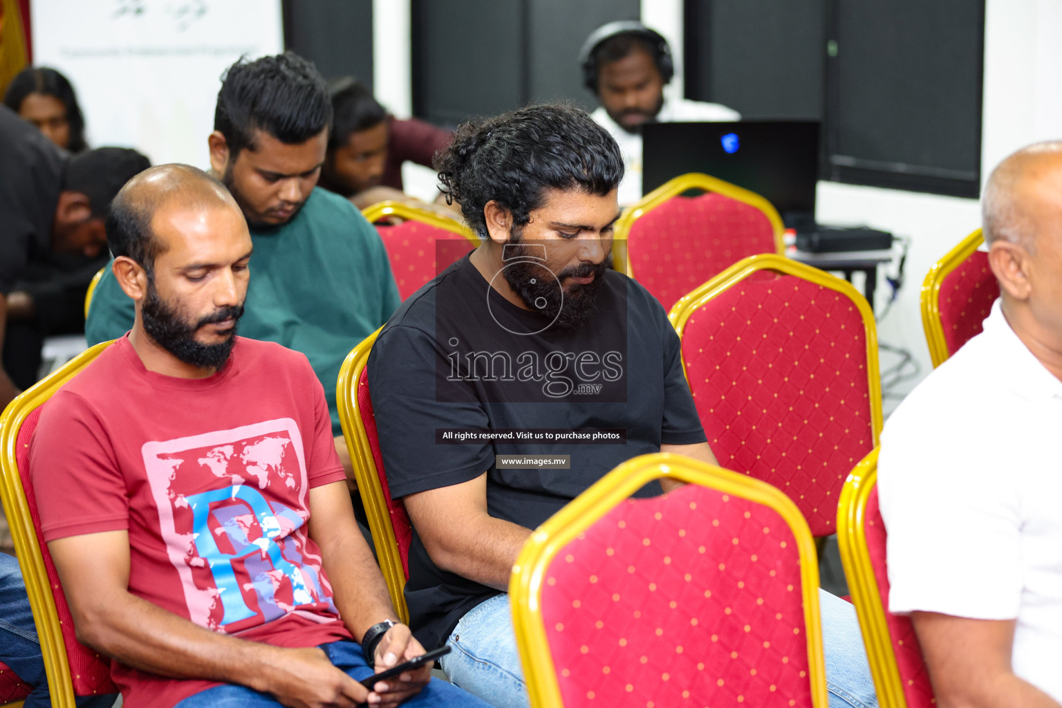 Round of 16 Draw of Club Maldives 2023 held in Boalhage Male, Maldives, on Monday, 31st July 2023 Photos: Nausham Waheed / images.mv