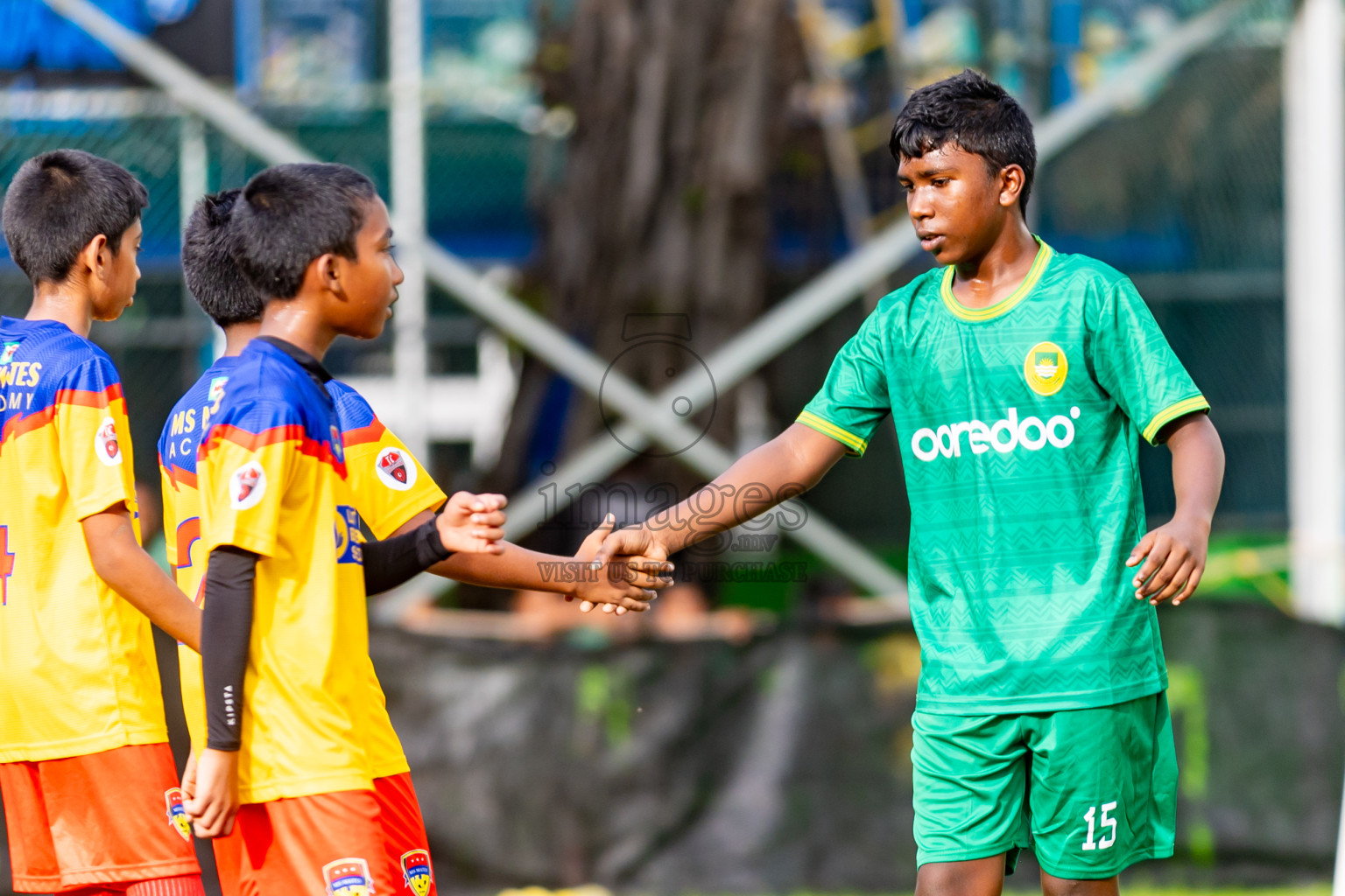 Day 1 of MILO Academy Championship 2024 - U12 was held at Henveiru Grounds in Male', Maldives on Sunday, 7th July 2024. Photos: Nausham Waheed / images.mv