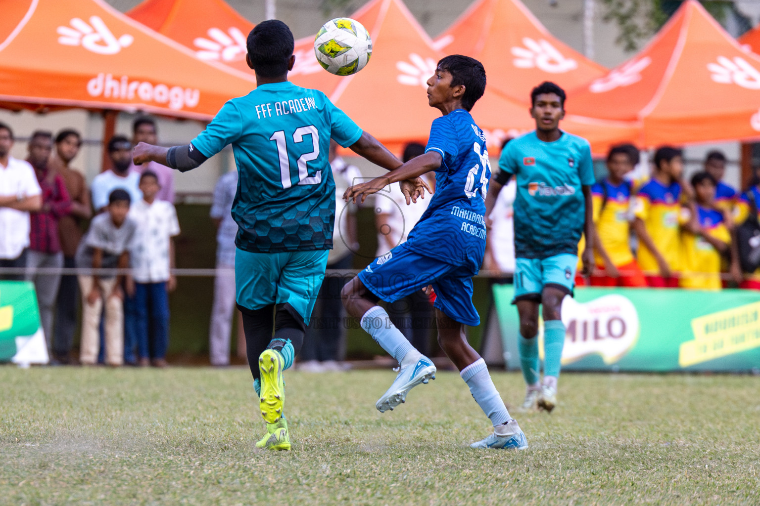 Day 2 of MILO Academy Championship 2024 held in Henveyru Stadium, Male', Maldives on Thursday, 1st November 2024. Photos:Hassan Simah / Images.mv