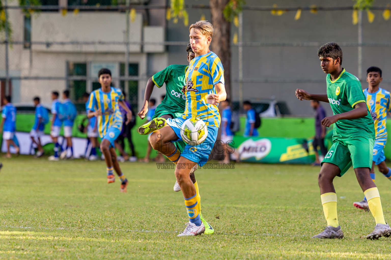 Day 4 of MILO Academy Championship 2024 (U-14) was held in Henveyru Stadium, Male', Maldives on Sunday, 3rd November 2024. 
Photos: Hassan Simah / Images.mv