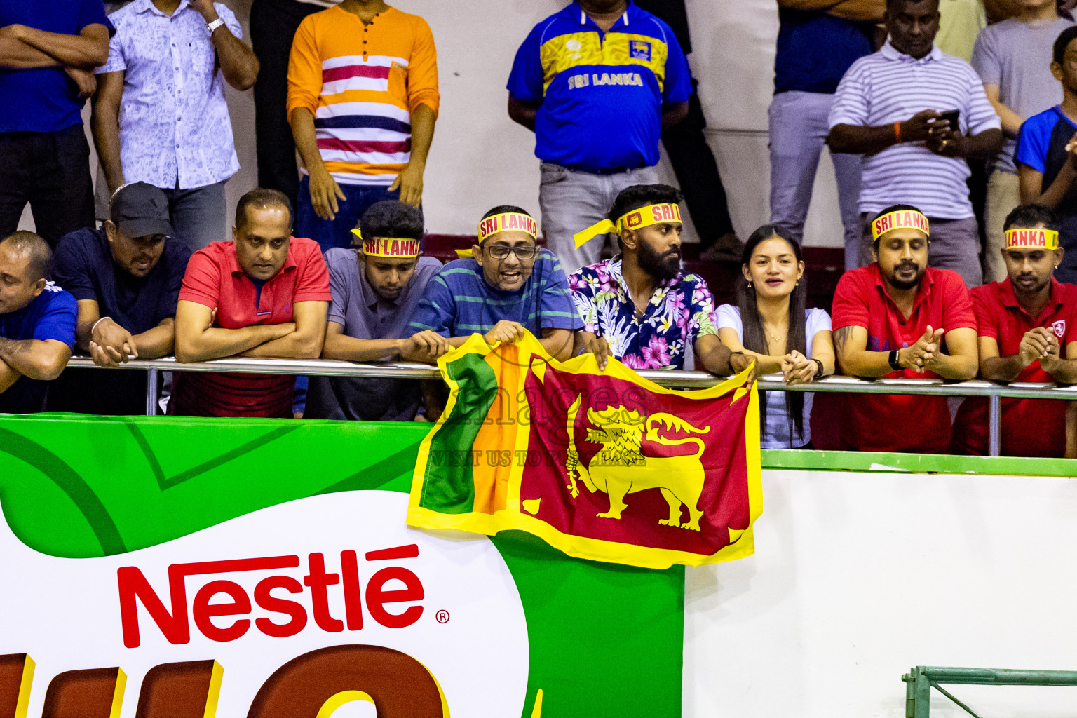 Kyrgyzstan vs Sri Lanka in Final of CAVA U20 Woman's Volleyball Championship 2024 was held in Social Center, Male', Maldives on 23rd July 2024. Photos: Nausham Waheed / images.mv