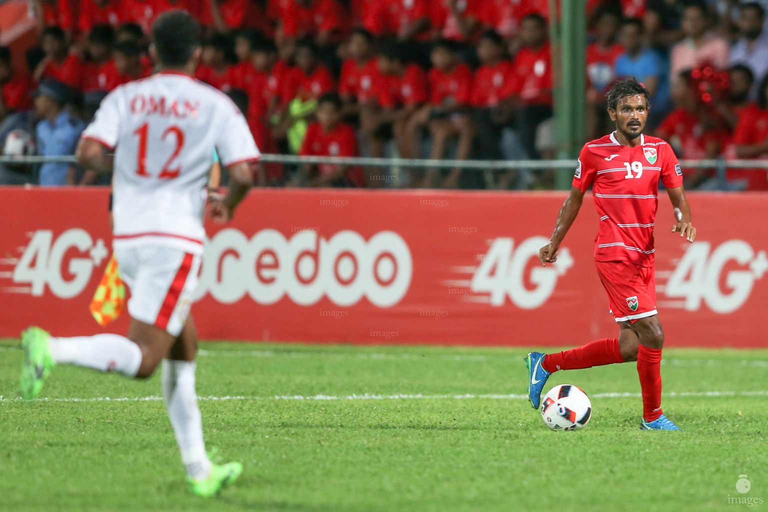 Asian Cup Qualifier between Maldives and Oman in National Stadium, on 10 October 2017 Male' Maldives. ( Images.mv Photo: Abdulla Abeedh )