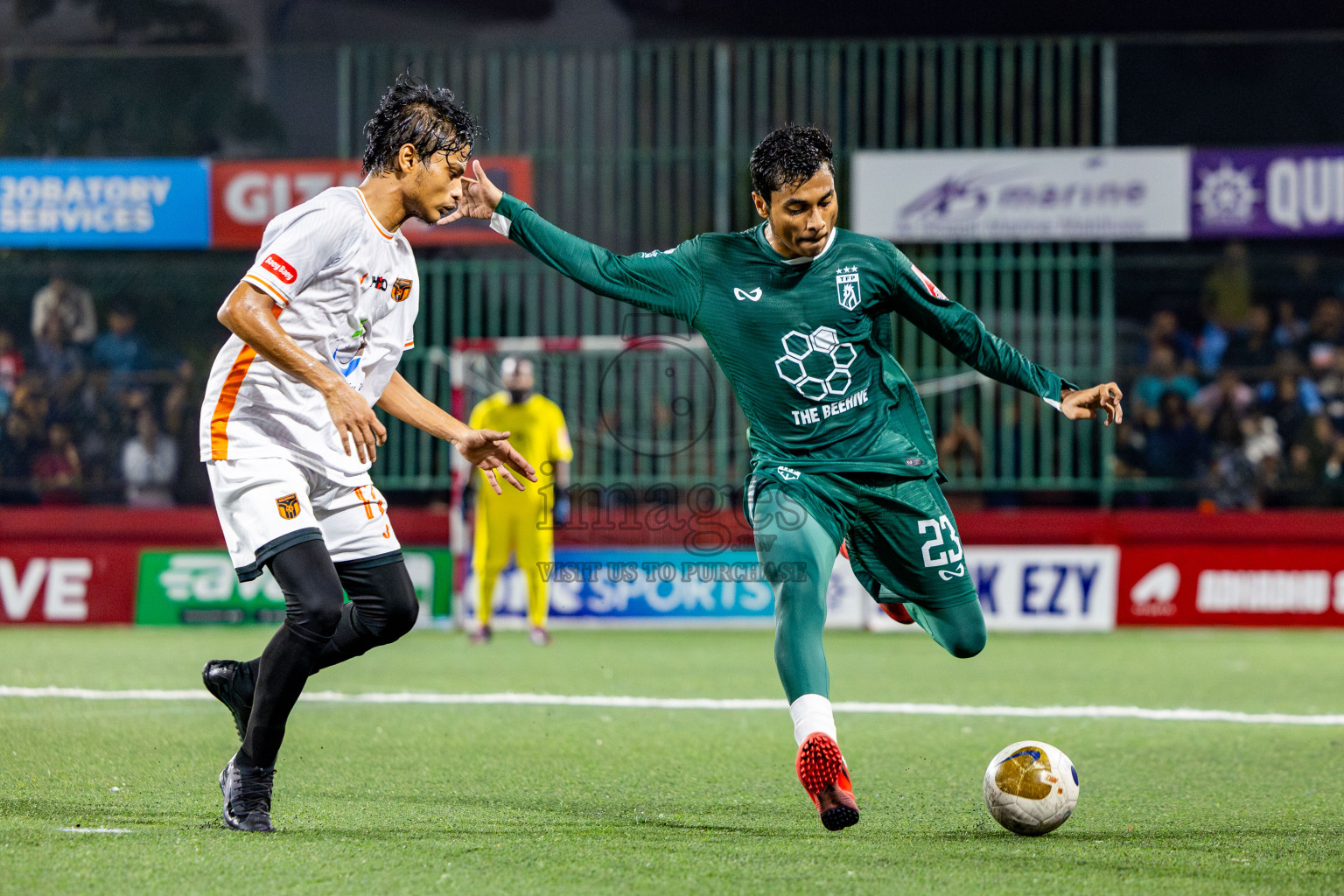 Th Thimarafushi vs Th Hirilandhoo in Thaa Atoll Finals Day 26 of Golden Futsal Challenge 2025 was held on Thursday , 30th January 2025, in Hulhumale', Maldives. Photos: Nausham Waheed / images.mv