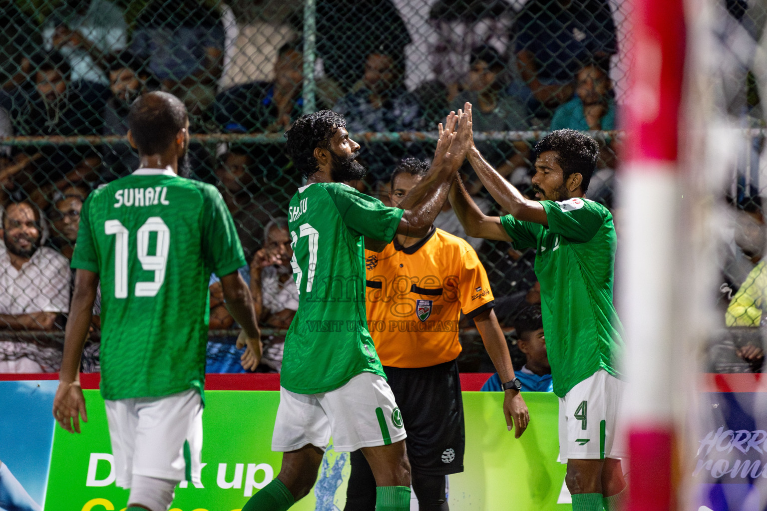 CLUB HDC vs CLUB FEN in Club Maldives Cup 2024 held in Rehendi Futsal Ground, Hulhumale', Maldives on Monday, 23rd September 2024. 
Photos: Mohamed Mahfooz Moosa / images.mv