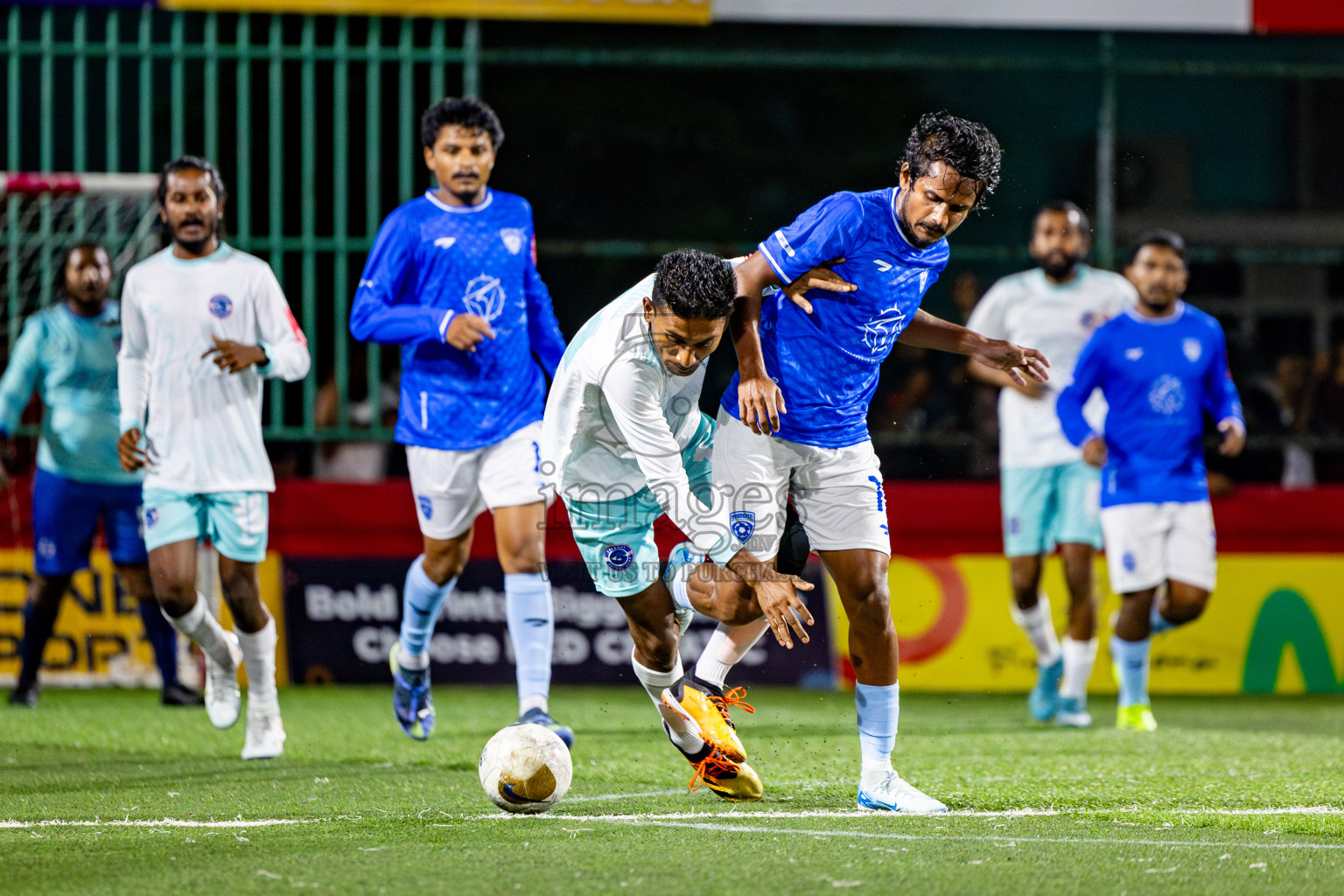 ADh Mahibadhoo vs ADh Omadhoo in Day 15 of Golden Futsal Challenge 2025 was held on Sunday, 19th January 2025, in Hulhumale', Maldives. Photos: Nausham Waheed / images.mv