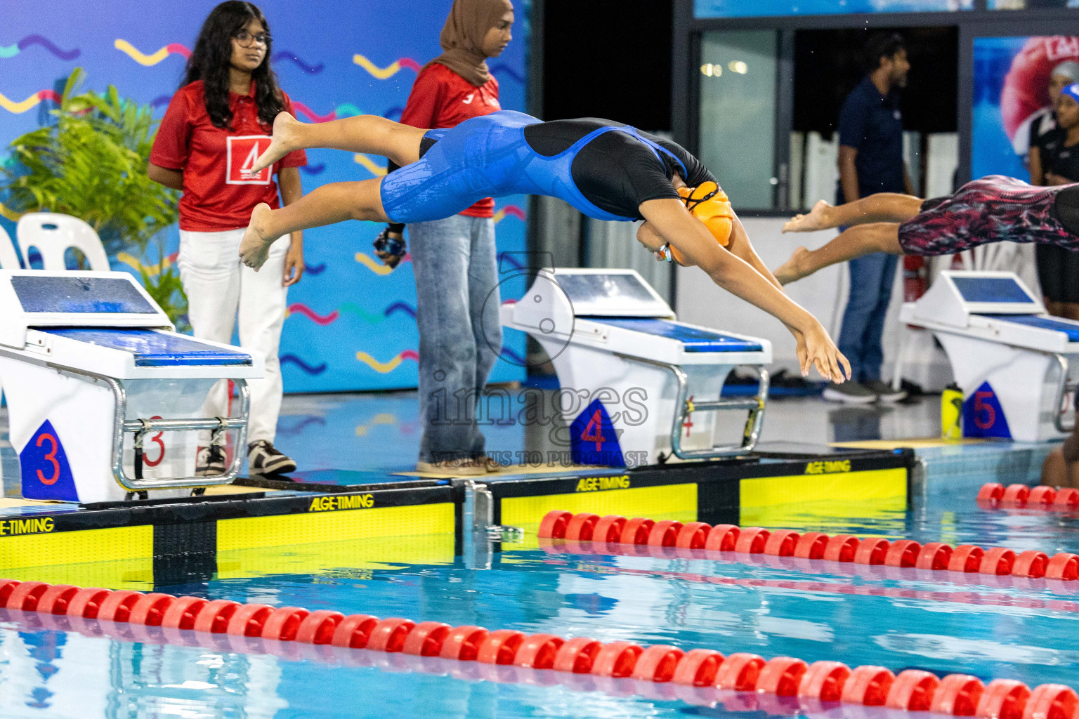 Day 7 of National Swimming Competition 2024 held in Hulhumale', Maldives on Thursday, 19th December 2024.
Photos: Ismail Thoriq / images.mv