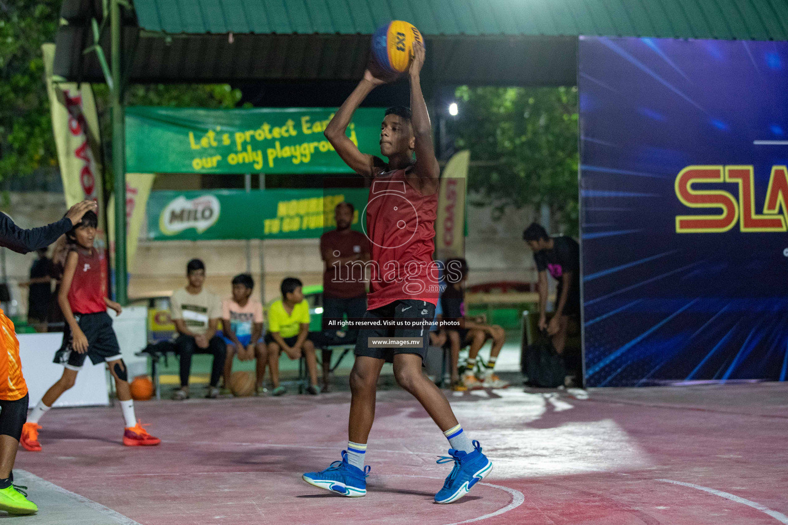 Day 5 of Slamdunk by Sosal on 16th April 2023 held in Male'. Photos: Nausham Waheed / images.mv