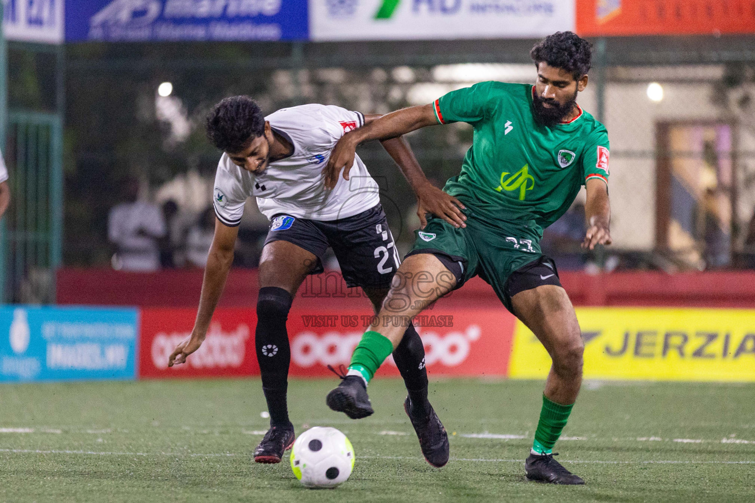 HDh Finey vs HDh Hanimaadhoo in Golden Futsal Challenge 2024 was held on Tuesday, 16th January 2024, in Hulhumale', Maldives
Photos: Ismail Thoriq / images.mv