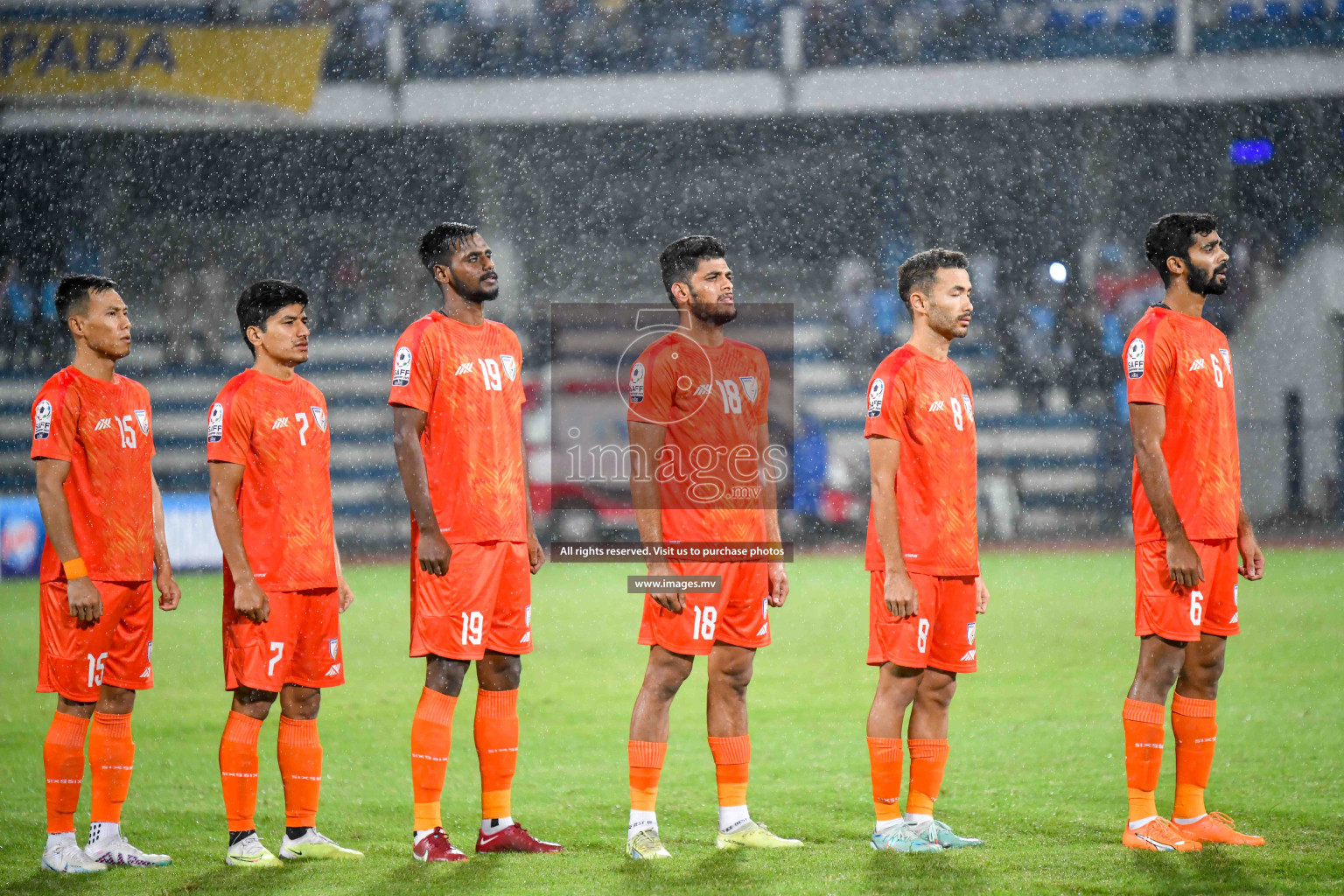 Nepal vs India in SAFF Championship 2023 held in Sree Kanteerava Stadium, Bengaluru, India, on Saturday, 24th June 2023. Photos: Nausham Waheed / images.mv