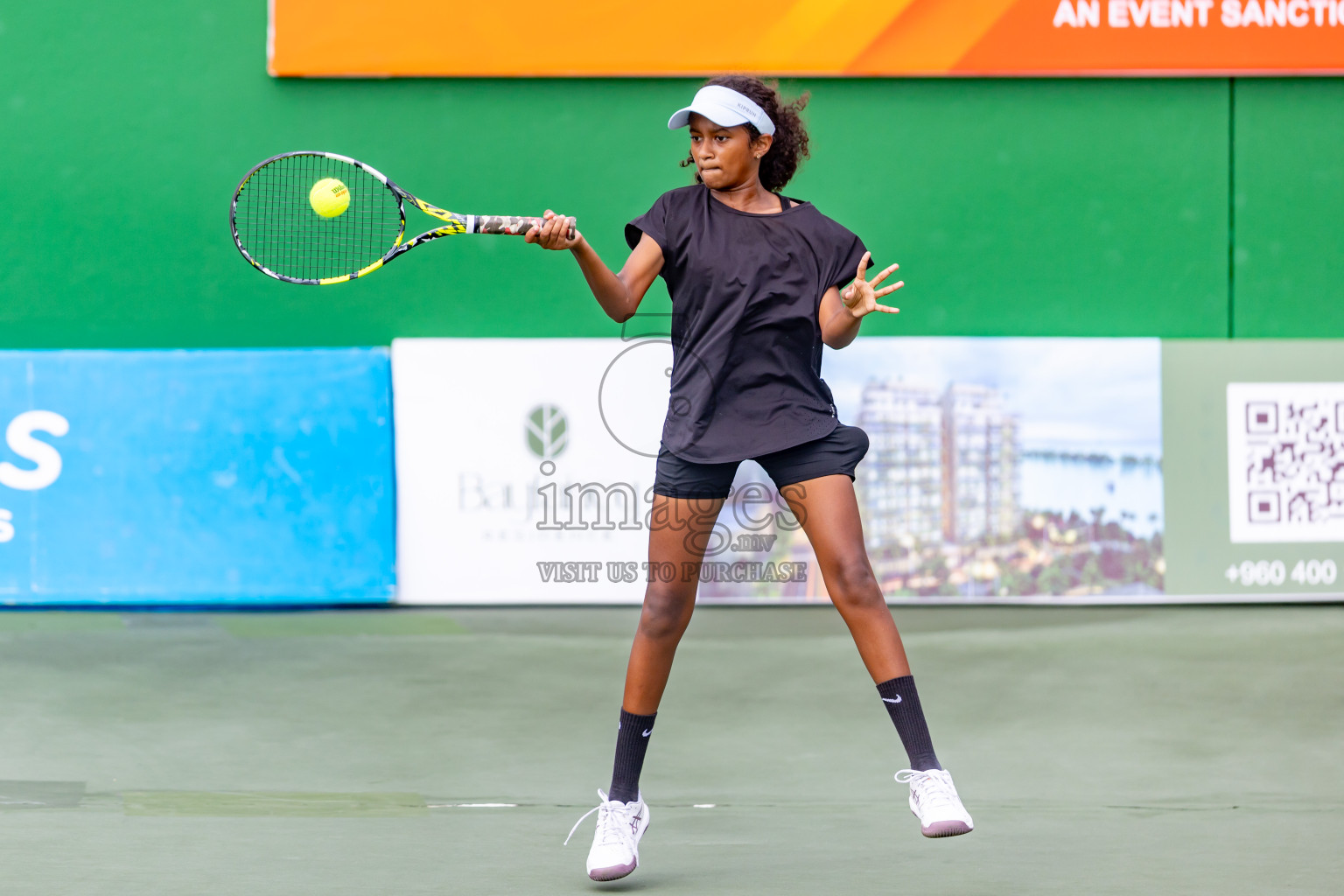 Day 7 of ATF Maldives Junior Open Tennis was held in Male' Tennis Court, Male', Maldives on Wednesday, 18th December 2024. Photos: Nausham Waheed/ images.mv