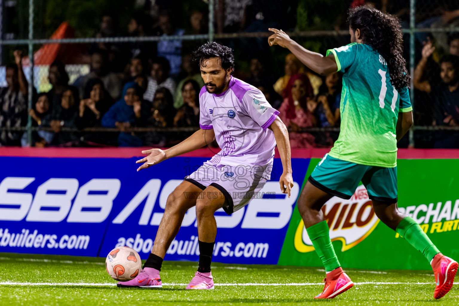 Hulhumale Hospital vs Team MCC in Day 10 of Club Maldives Cup Classic 2025 was held in Rehendi Futsal Ground, Hulhumale', Maldives on Wednesday, 24th September 2025. Photos: Nausham Waheed / images.mv