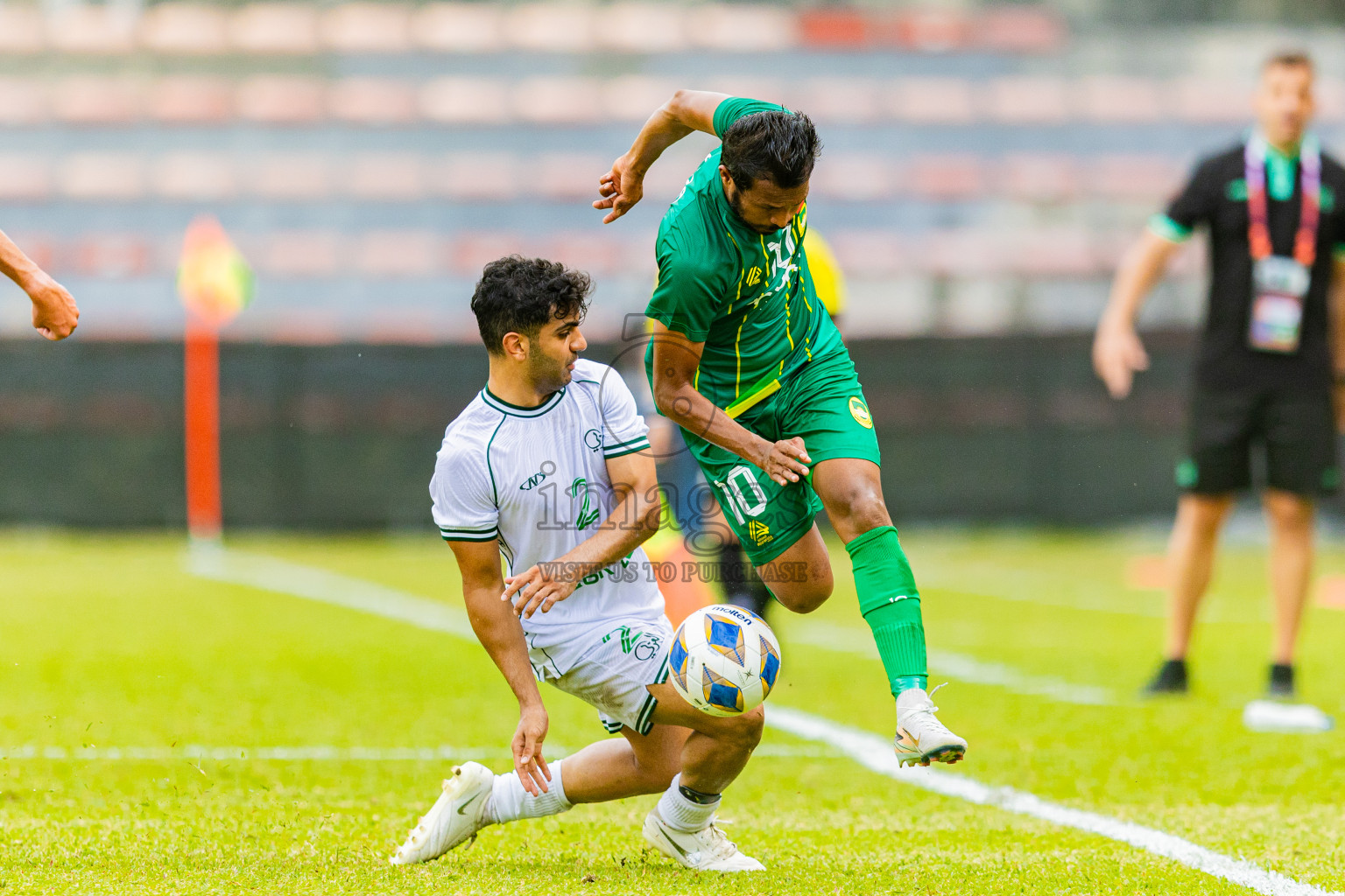 Maziya SC vs Al Arabi SC in AFC Challenge League 2025/26 Preliminary Stage was held at National Stadium in Male', Maldives on Tuesday, 12th August 2025. Photos: Areef Adam / images.mv