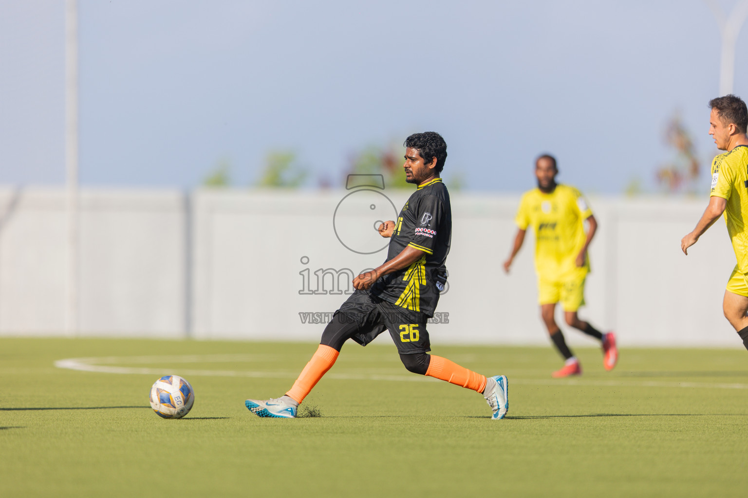Velaa Sports Club vs Team Middle East in Day 3 of Eydhafushi Cup 2025 held in Eydhafushi Football Stadium at B. Eydhafushi, Maldives on Sunday, 7th September 2025. Photos: Arif Rasheed / images.mv