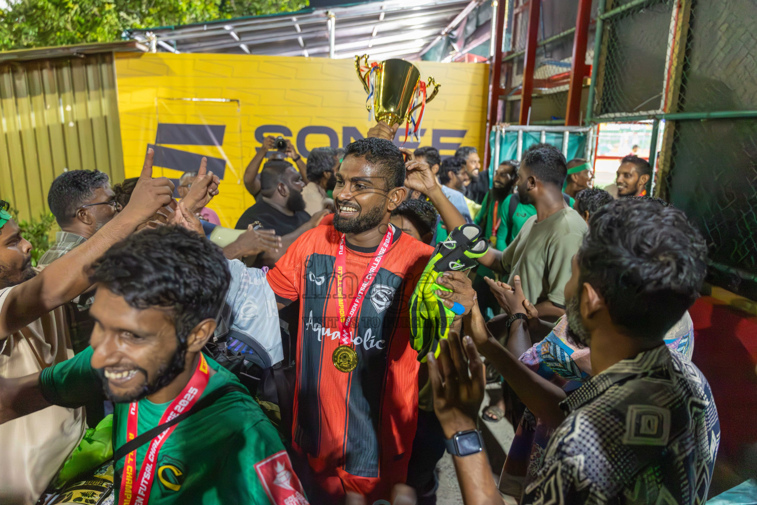 HA Dhidhdhoo vs HA Vashafaru in Haa Alif Atoll Finals Day 28 of Golden Futsal Challenge 2025 was held on Saturday , 1st February 2025, in Hulhumale', Maldives. Photos: Abdulla Abeed / images.mv