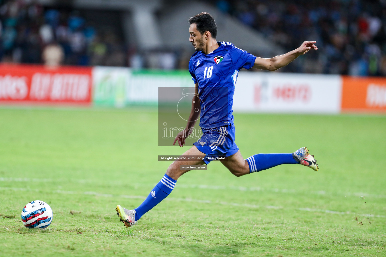 Kuwait vs India in the Final of SAFF Championship 2023 held in Sree Kanteerava Stadium, Bengaluru, India, on Tuesday, 4th July 2023. Photos: Nausham Waheed, Hassan Simah / images.mv