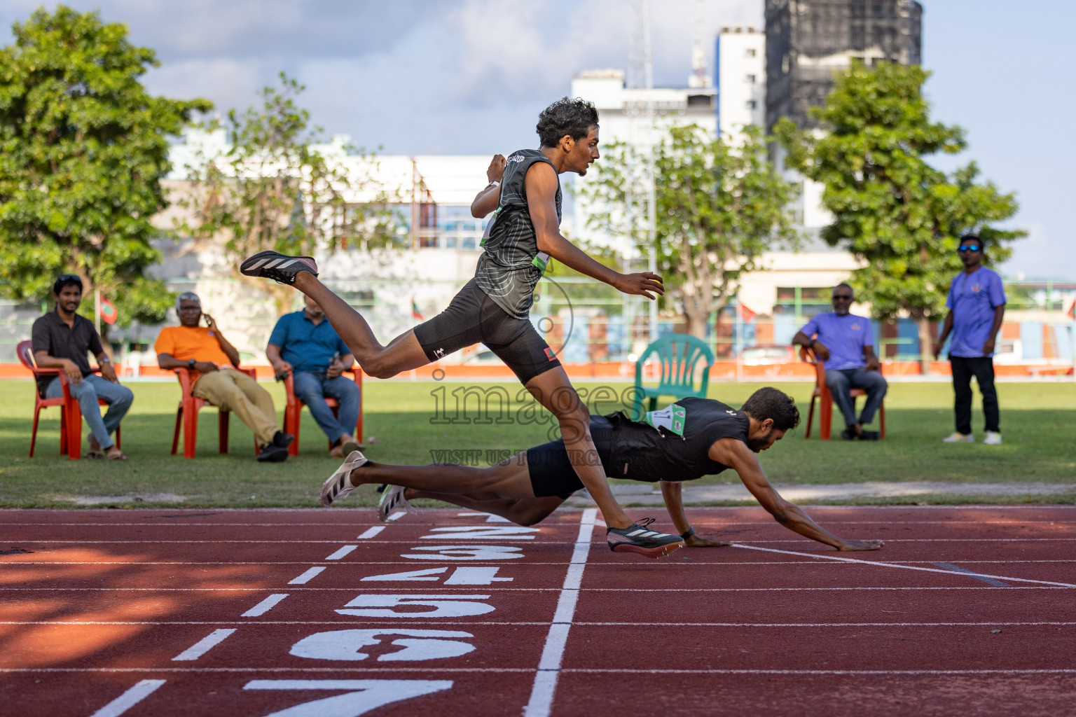 Day 3 of 33rd National Athletics Championship was held in Ekuveni Track at Male', Maldives on Saturday, 7th September 2024. Photos: Hassan Simah / images.mv