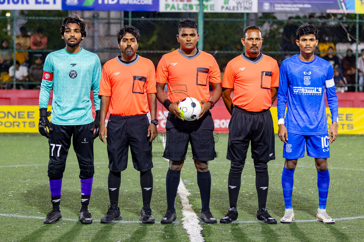 GA. Kanduhulhuhdoo VS S. Hithadhoo on Day 35 of Golden Futsal Challenge 2024 was held on Tuesday, 20th February 2024, in Hulhumale', Maldives 
Photos: Hassan Simah, / images.mv