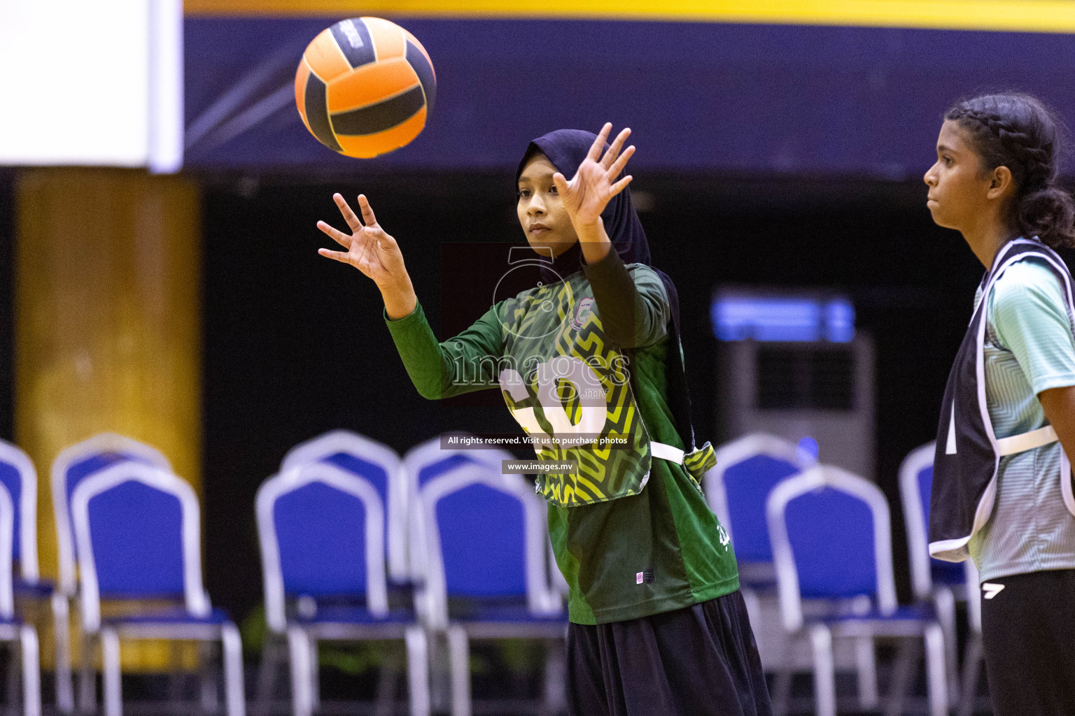 Day5 of 24th Interschool Netball Tournament 2023 was held in Social Center, Male', Maldives on 31st October 2023. Photos: Nausham Waheed / images.mv