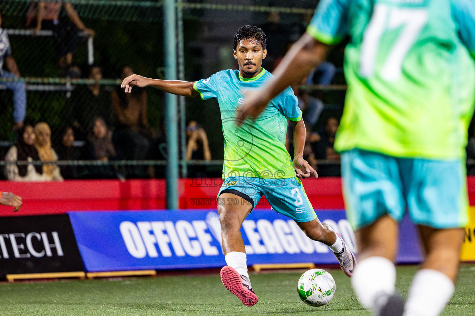 WAMCO vs Veliga in Day 10 of Office League 2025 was held on Friday, 25th April 2025 in Hulhumale', Maldives. Photos: Nausham Waheed / images.mv
