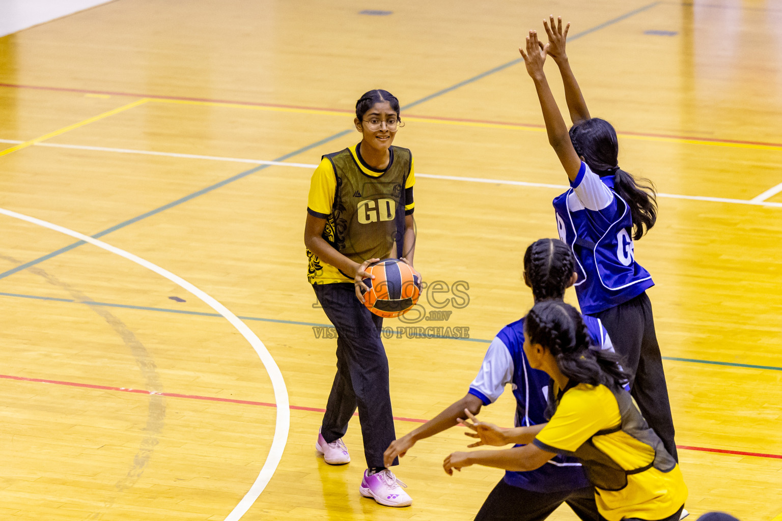 Day 10 of 25th Inter-School Netball Tournament was held in Social Center at Male', Maldives on Tuesday, 20th August 2024. Photos: Nausham Waheed / images.mv