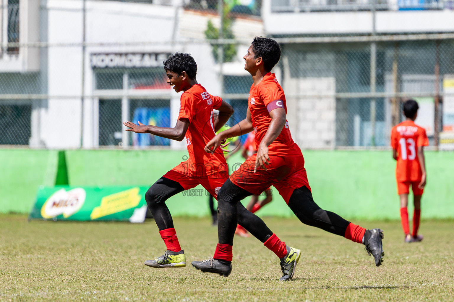 Day 4 of MILO Academy Championship 2024 (U-14) was held in Henveyru Stadium, Male', Maldives on Sunday, 3rd November 2024. 
Photos: Hassan Simah / Images.mv