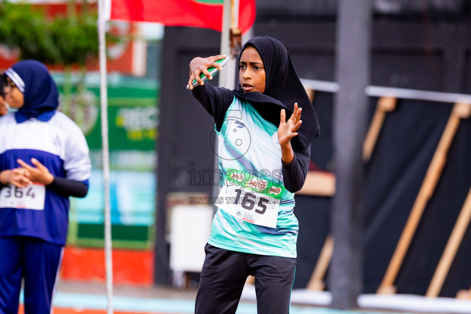 Day 6 of Inter-school Athletics Championship 2025 held in Ekuveni Synthetic Track, Male', Maldives on Sunday, 12th October 2025. Photos by: Nausham Waheed / Images.mv