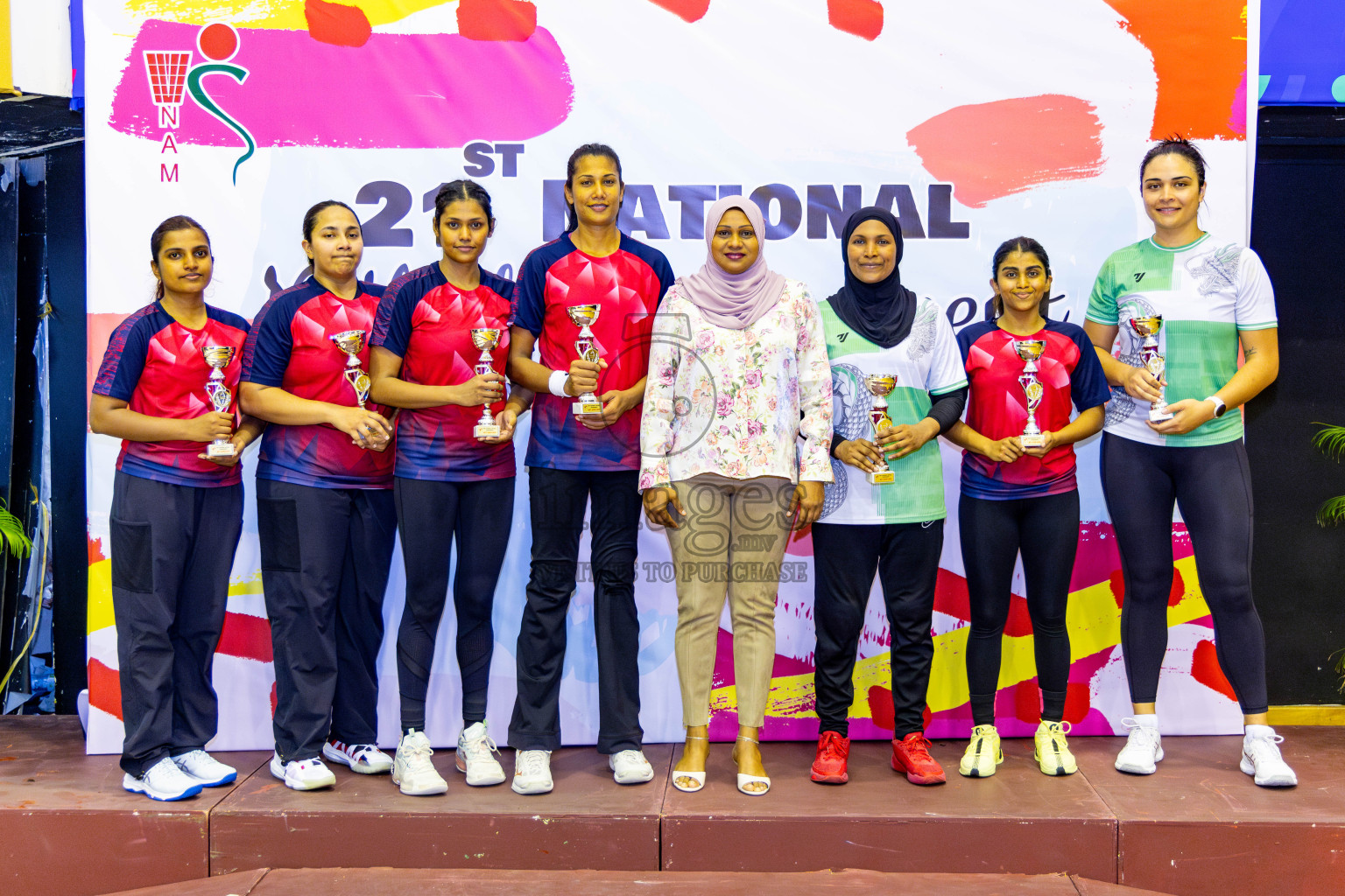 Club Matrix vs Club Green Streets in Final of 21st National Netball Tournament was held in Social Canter at Male', Maldives on Wednesday, 22nd May 2024. Photos: Nausham Waheed / images.mv