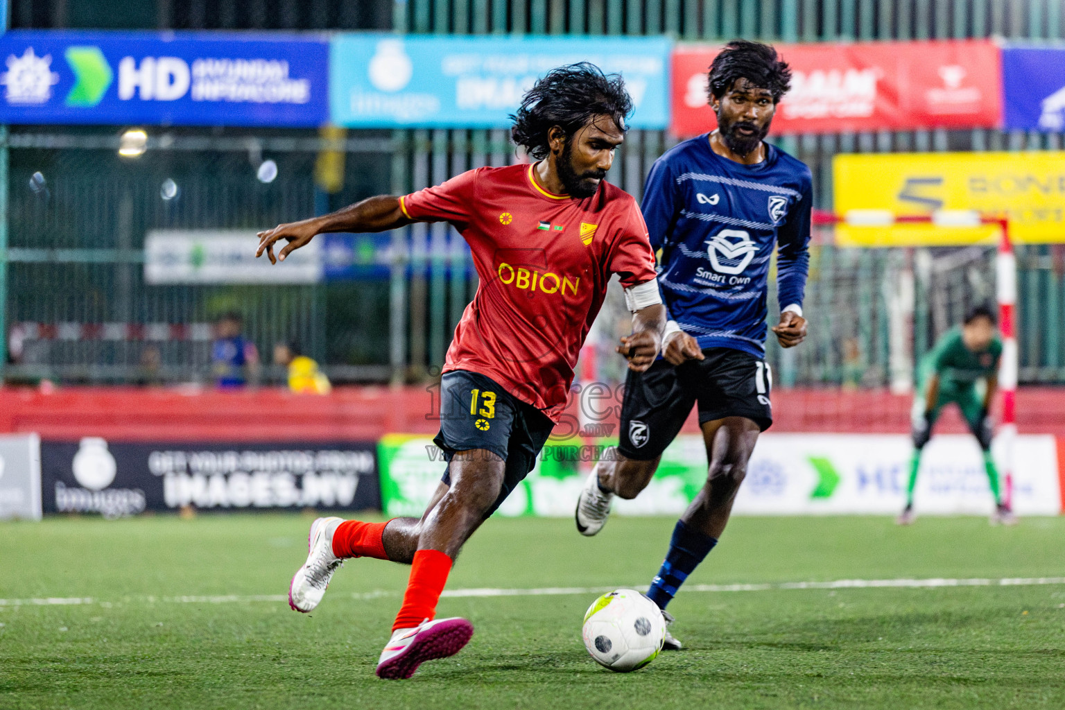 K Gaafaru vs Dh Kudahuvadhoo in Quarter Finals of Golden Futsal Challenge 2024 which was held on Friday, 1st March 2024, in Hulhumale', Maldives Photos: Nausham Waheed / images.mv