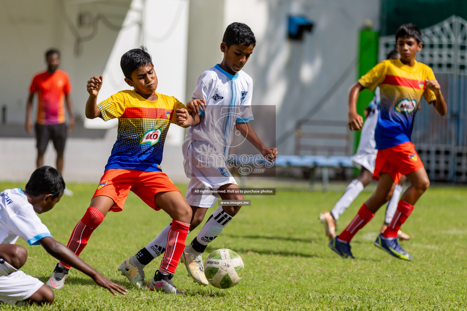 Day 1 of MILO Academy Championship 2023 (U12) was held in Henveiru Football Grounds, Male', Maldives, on Friday, 18th August 2023.