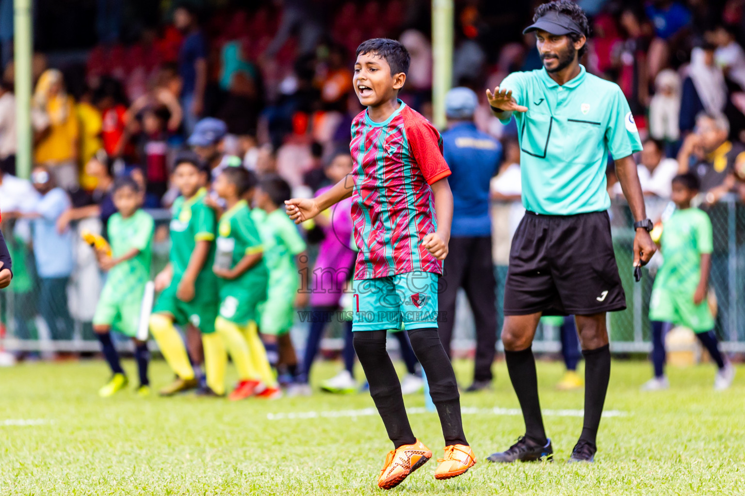 Day 1 of Under 10 MILO Academy Championship 2024 was held at National Stadium in Male', Maldives on Friday, 26th April 2024. Photos: Nausham Waheed / images.mv