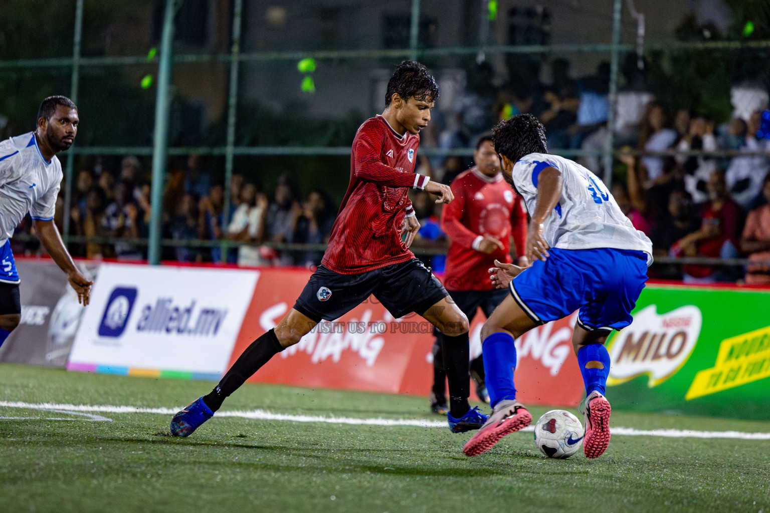 TEAM MMA vs CLUB 220 in the Semi-finals of Club Maldives Classic 2024 held in Rehendi Futsal Ground, Hulhumale', Maldives on Tuesday, 19th September 2024. 
Photos: Nausham Waheed / images.mv