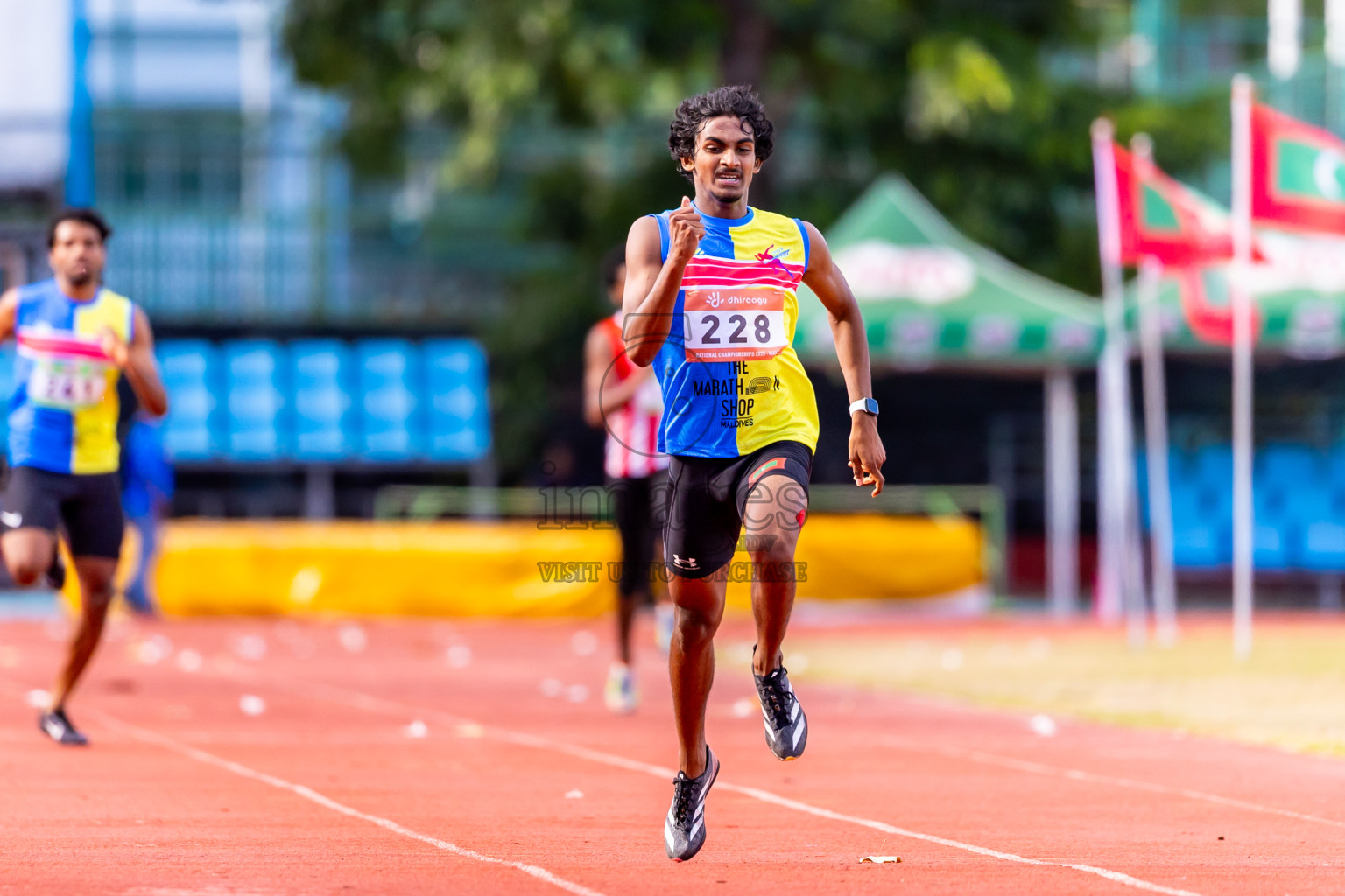 Day 3 of National Athletics Championship 2025 was held at Ekuveni Running Ground in Male', Maldives on Saturday, 16th August 2025. Photos: Nausham Waheed / images.mv