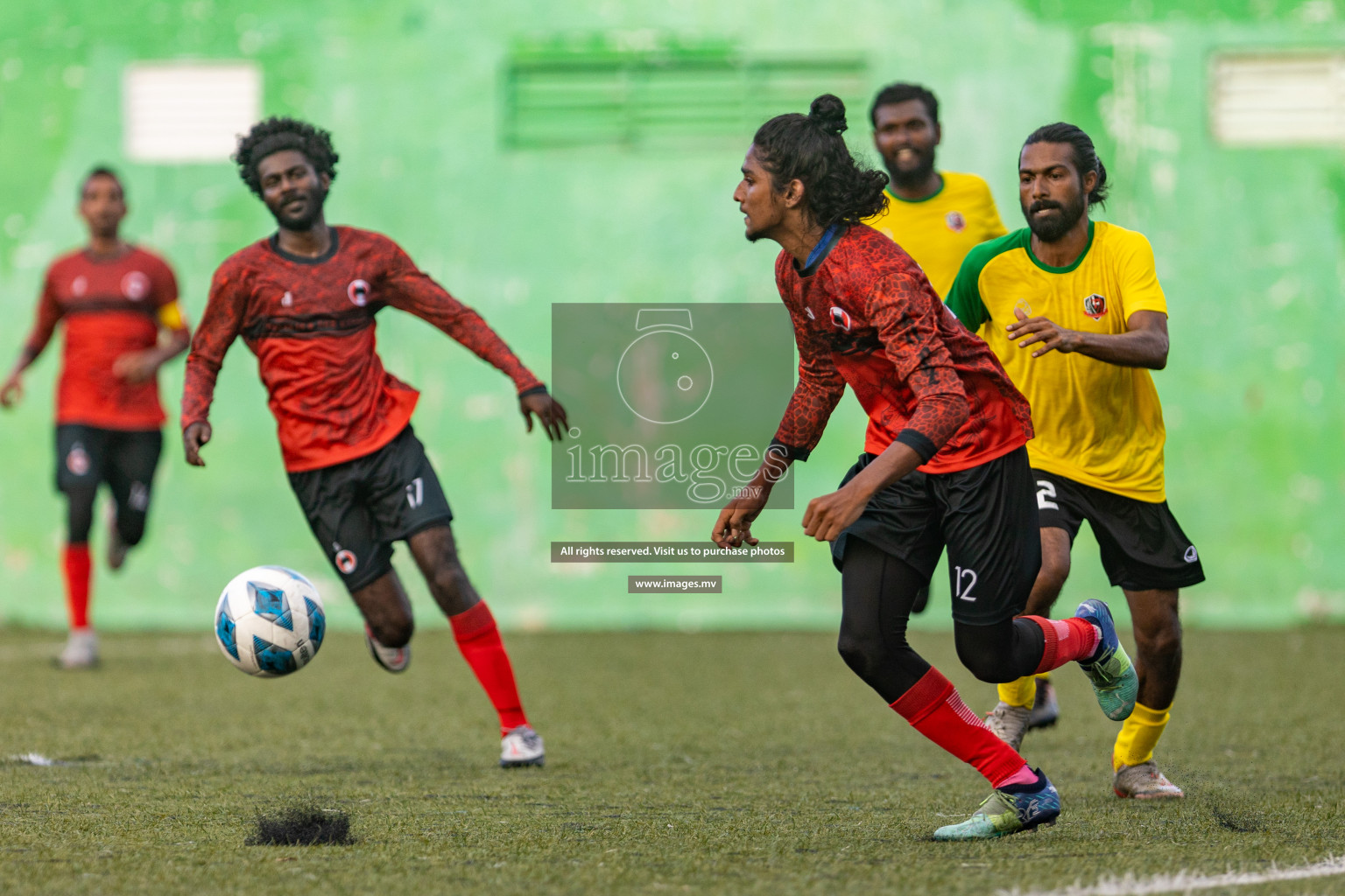 Little Town Sports vs  Lorenzo Sports Club in the 2nd Division 2022 on 16th July 2022, held in National Football Stadium, Male', Maldives Photos: Hassan Simah / Images.mv