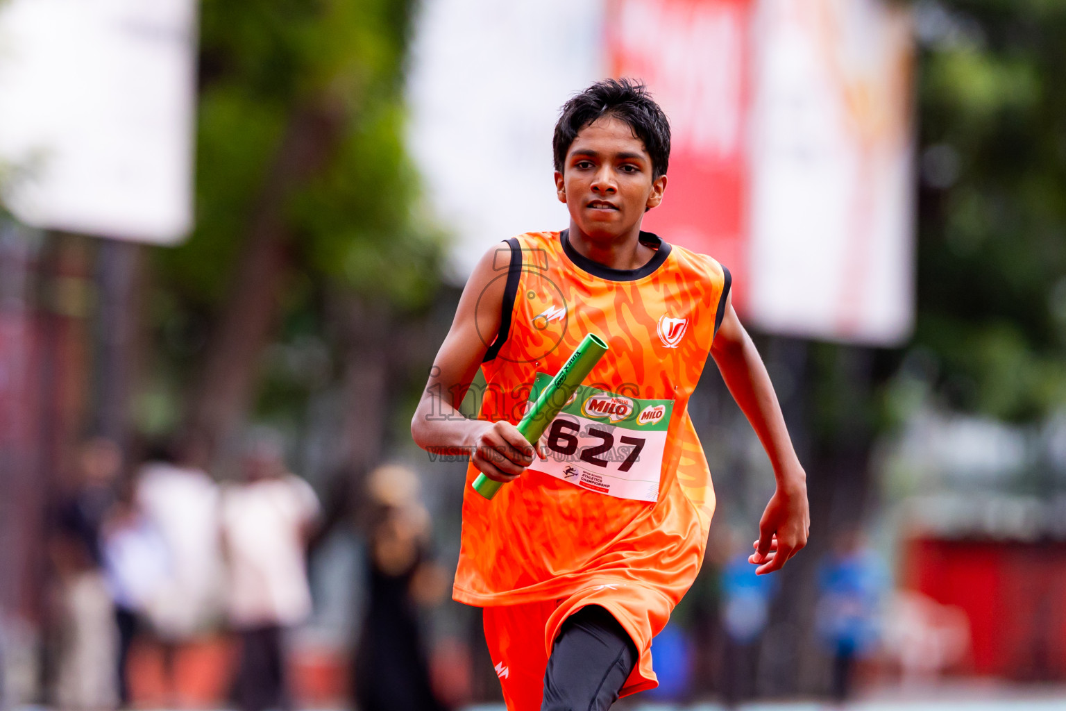 Day 6 of Inter-school Athletics Championship 2025 held in Ekuveni Synthetic Track, Male', Maldives on Sunday, 12th October 2025. Photos by: Nausham Waheed / Images.mv