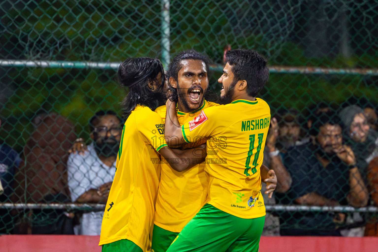 GDh Vaadhoo vs GA Kanduhulhudhoo on Day 33 of Golden Futsal Challenge 2024, held on Sunday, 18th February 2024, in Hulhumale', Maldives Photos: Mohamed Mahfooz Moosa / images.mv