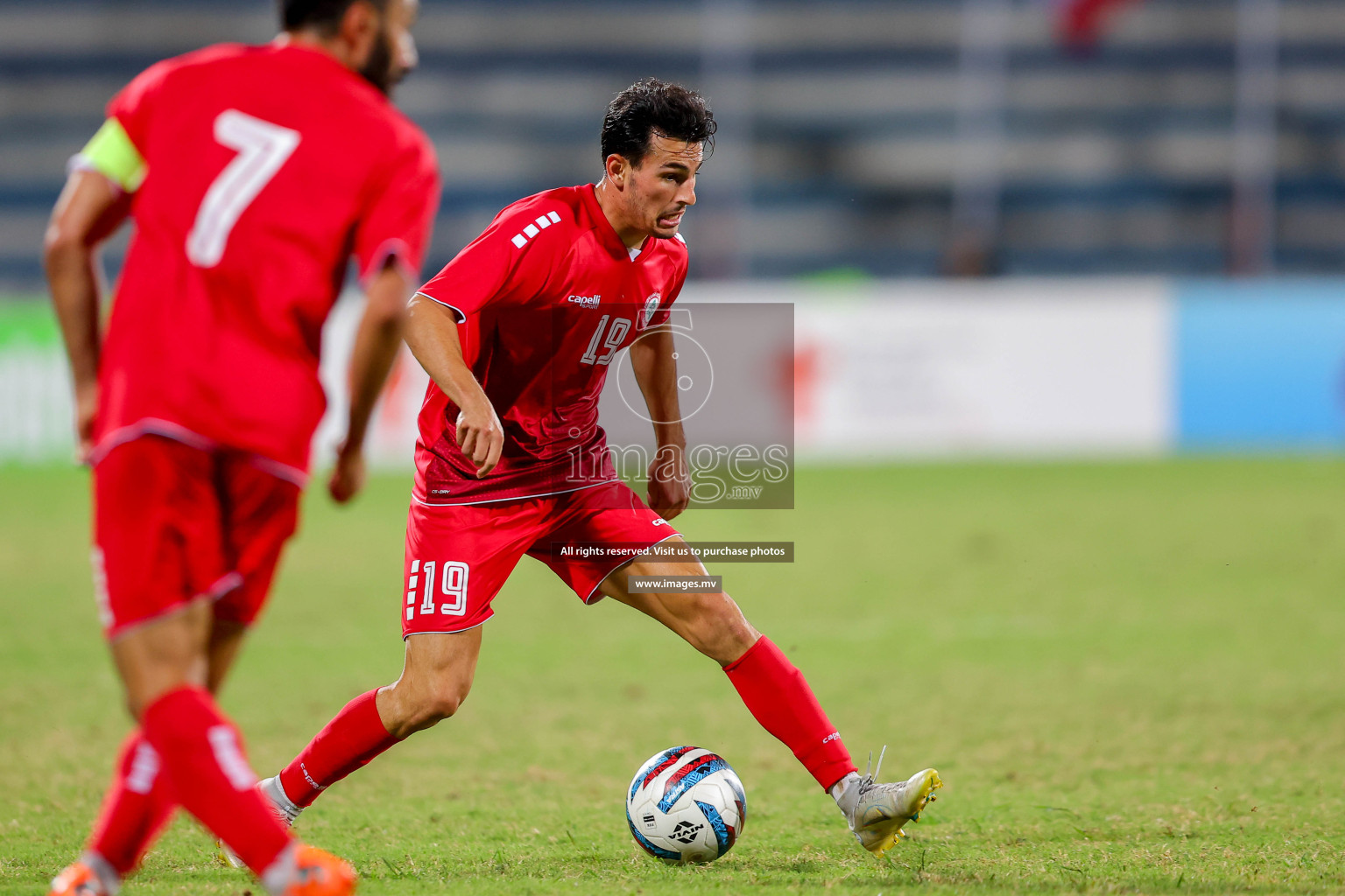 Lebanon vs India in the Semi-final of SAFF Championship 2023 held in Sree Kanteerava Stadium, Bengaluru, India, on Saturday, 1st July 2023. Photos: Nausham Waheed / images.mv