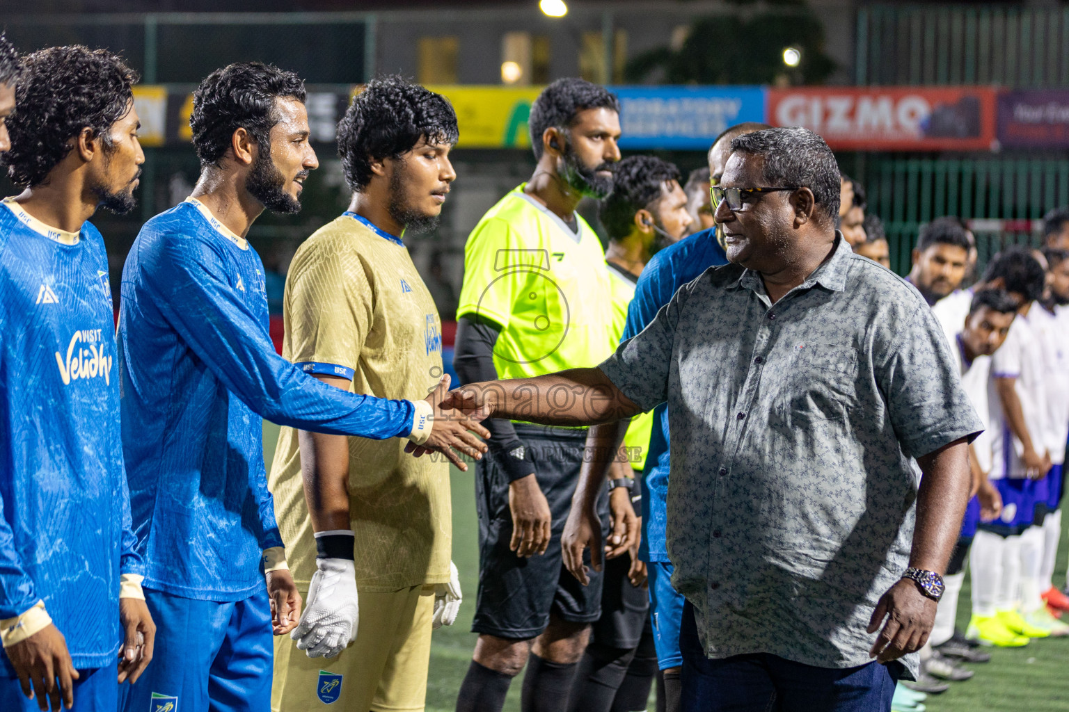 N Holhudhoo vs N Velidhoo in Day 12 of Golden Futsal Challenge 2025 was held on Thursday, 16th January 2025, in Hulhumale', Maldives.
Photos: Hassan Simah / images.mv