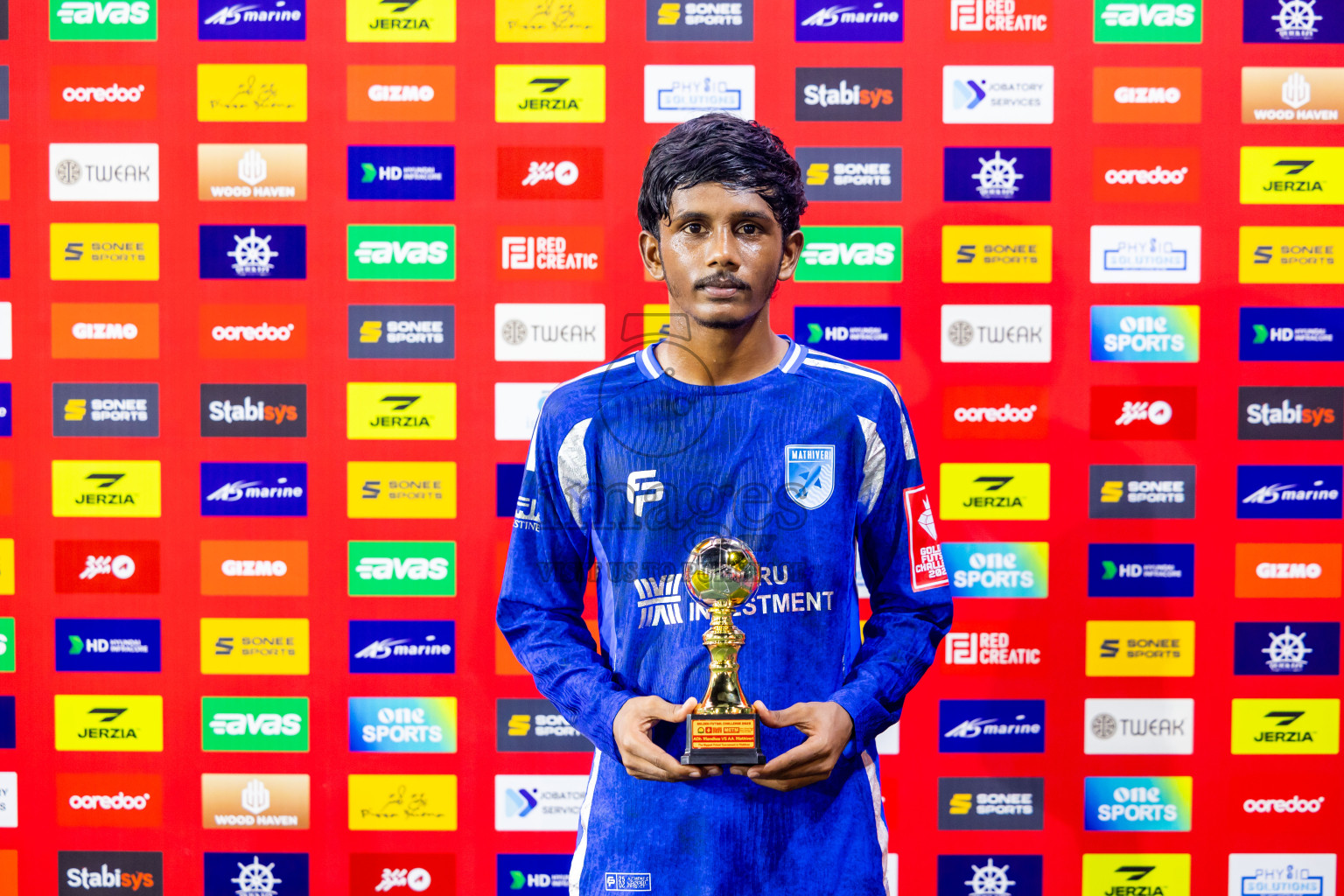 ADh Mandhoo vs AA Mathiveri in zone round Day 30 of Golden Futsal Challenge 2025 was held on Monday , 3rd February 2025, in Hulhumale', Maldives. Photos: Nausham Waheed / images.mv