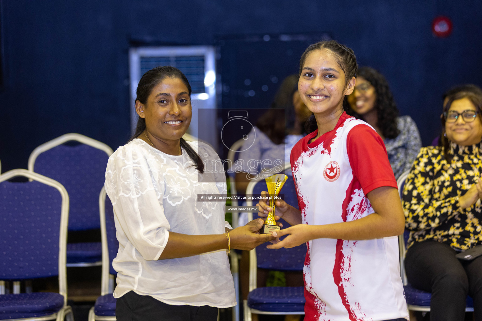 Final of 24th Interschool Netball Tournament 2023 was held in Social Center, Male', Maldives on 7th November 2023. Photos: Nausham Waheed / images.mv